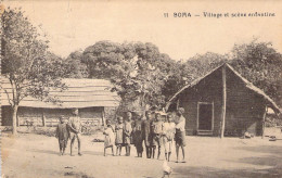 CONGO - CONGO BELGE - BOMA - Village Et Scéne Enfantine - Carte Postale Ancienne - Belgian Congo