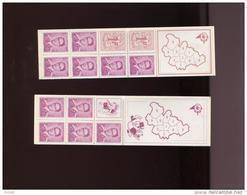 Belgie 1969 B1/B2 Carnet 1 & 2 Marchand Lunette Boudewijn Bril MNH OCB 18.50€ B1/2 - 1953-2006 Modernes [B]