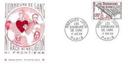 FRANCE 1959 - YT 1220 - Les Donneurs De Sang - 17.10.1959 - 1950-1959