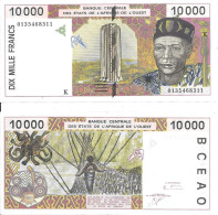 10 000 Francs Banque Centrale Des Etats De L'Afrique De L'Ouest CFA 1992 K Sénégal Splendide - Other - Africa