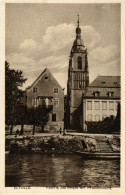 CPA AK Eltville Am Rhein - Partie Am Rhein Mit Pfarrkirche GERMANY (859598) - Eltville