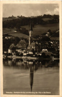 CPA AK Vilshofen Stadtpfarrkirche Mit Mundung Der Vils GERMANY (892589) - Vilshofen