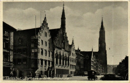 CPA AK Landshut Rathaus U.St.Martinskirche GERMANY (891780) - Landshut