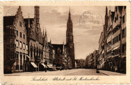 CPA AK Landshut Altstadt Mit St.Martinskirche GERMANY (891728) - Landshut