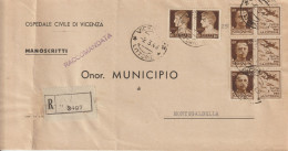 48*-30c.x3-Propaganda Di Guerra: Tutto E Tutti..-v.1943-Ospedale Vicenza X Montegaldella - Propaganda Di Guerra