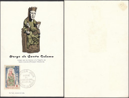 Andorre 1964-Andorre Française-Maximum Card Avec Yvert Nr.: 172 Mi Nr.: 190F........... (EB) DC-11629 - Used Stamps