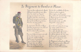 MILITARIA - Illustration - Le Régiment De Sambre Et Meuse - Carte Postale Ancienne - Patriotiques