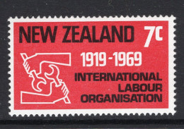 New Zealand 1969 50th Anniversary Of International Labour Organisation MNH (SG 893) - Ungebraucht