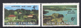 New Zealand 1969 Early European Settlement - 150th Anniversary Of Kerikeri Set HM (SG 903-904) - Unused Stamps
