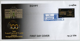 Egypt / Egypte / Ägypten / Egitto - 2020 The 100th Anniversary Of The Egyptian Engineers Society -  Complete Issue - FDC - Storia Postale