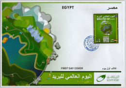 Egypt / Egypte / Ägypten / Egitto - 2022 World Post Day - Joint Issue -  Complete Issue  - FDC - Brieven En Documenten