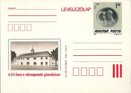 3561c Hungary Postcard Culture Education School Art Sculpture Unused - Cartas & Documentos