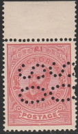 667 Victoria  1906/8 - Servizio £ 1 Arancio N. 26, Con Bordo Di Foglio Superiore, Molto Bello. Firmato A. Diena. Cat MNH - Mint Stamps