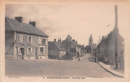 SANCERGUES (Cher) - Grande Rue - Pompe à Essence - Ecrit (voir Les 2 Scans) - Sancergues