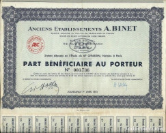 Anciens Etablissements A. Binet Societe Anonyme - A - C