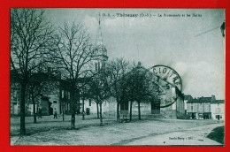 12396 - DEUX SEVRES - THENEZAY - La Promenade Et Les Halles - Sauze Vaussais