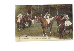 Cpa - ILLUSTRATION - CHASSE à COURRE - COMPIEGNE- Le Rendez Vous - Cavalier Cheval Cor - LL 226 -- 1914 - Chasse