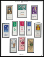 ISRAEL 1956-1957 Scott 121 - 131  FULL TABS DELUXE QUALITY MNH ** Postfris** PERFECT GUARENTEED - Ongebruikt (met Tabs)