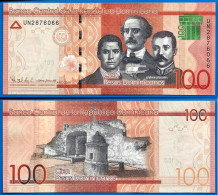 Republique Dominicaine 100 Pesos Dominicain 2019 Neuf UNC Dominican Republic Paypal Bitcoin OK - Dominikanische Rep.
