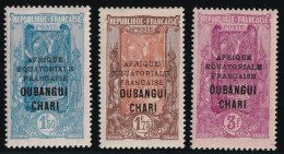 Oubangui N°81/83 - Neuf * Avec Charnière - TB - Nuovi