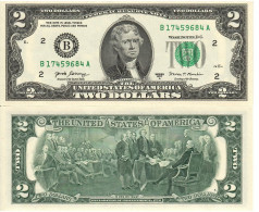 USA 2 Dollars  B  2017  UNC - Billetes De La Reserva Federal (1928-...)