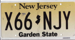 Plaque D' Immatriculation USA - State New Jersey, USA License Plate - State New Jersey, 30,5 X 15 Cm, Fine Condition - Placas De Matriculación