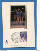 VOLLEY BALL -FRANCE- XI°championnat  Du Monde Paris 1986 - Pallavolo