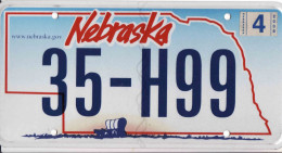 Plaque D' Immatriculation USA - State Nebraska, USA License Plate - State Nebraska, 30,5 X 15 Cm, Fine Condition - Targhe Di Immatricolazione