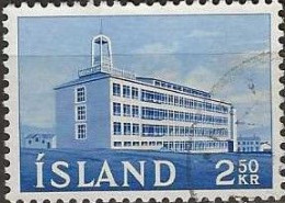 ICELAND 1962 Icelandic Buildings -  2k50 - Productivity Institute FU - Gebruikt