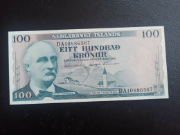Islande Billet 100 Kronur 1961 NEUF TTB+ - Islandia
