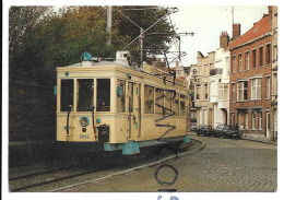 Ligne SNCV De La Côte Belge. Motrice Standard 9985 à Ostende - Strassenbahnen