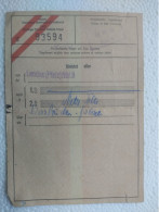 1959 BILLET DE TRAIN TRAFIC ALLEMAGNE LANDAU (PFALZ) FRANCE METZ VILLE CLERGET 13e Régiment De Tirailleurs CA Du 3/13 RT - Documents