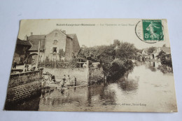 Saint Loup Sur Semeuse - Les Tanneries Et Quai Macé - 1913 - Saint-Loup-sur-Semouse