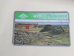 United Kingdom-(BTA107)-HERITAGE-Hadrian's Wall-(177)(50units)(547A40791)price Cataloge3.00£-used+1card Prepiad Free - BT Werbezwecke