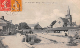NERONDES (Cher) - L'Abreuvoir Et Le Lavoir - Voyagé 1921 (voir Les 2 Scans) André Colombe, 26 Bis Rue Feray, Corbeil 91 - Nérondes