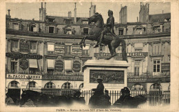 PARIS STATUE DE LOUIS XIV PLACE DES VICTOIRES - Statues