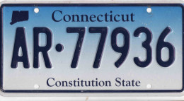 Plaque D' Immatriculation USA - State Connecticut, USA License Plate - State Connecticut, 30,5 X 15 Cm, Fine Condition - Plaques D'immatriculation