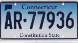 Plaque D' Immatriculation USA - State Connecticut, USA License Plate - State Connecticut, 30,5 X 15 Cm, Fine Condition - Targhe Di Immatricolazione