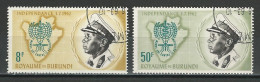 Burundi 1962 Mi 40-41 Used - Usados