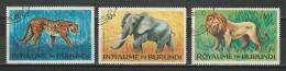 Burundi 1964 Mi 99-101 Used - Gebraucht