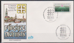 BRD FDC 1981 Nr.1098 Evangelischer Kirchentag Hamburg ( D 2857 )günstige Versandkosten - 1981-1990