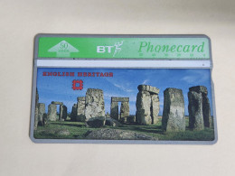 United Kingdom-(BTA110)-HERITAGE-stonehenge-(188)(50units)(528D87130)price Cataloge3.00£-used+1card Prepiad Free - BT Edición Publicitaria