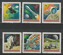 Burundi 1972 Mi 832-37 Used - Gebruikt