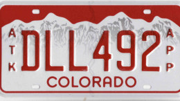 Plaque D' Immatriculation USA - State Colorado, USA License Plate - State Colorado, 30,5 X 15cm, Fine Condition - Targhe Di Immatricolazione