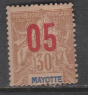 Mayotte N° 26 X  Type Groupe Surchargés : 05 Sur 30 C. Sans Charnière, TB - Unused Stamps