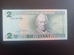 LITUANIE Billet 2 Litas 1993 Neuf TTB+ - Lettland