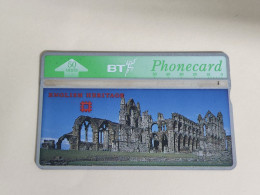 United Kingdom-(BTA112)-HERITAGE-Whitby Abbey-(192)(50units)(547A70177)price Cataloge3.00£-used+1card Prepiad Free - BT Publicitaire Uitgaven