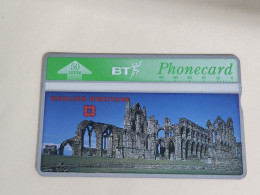 United Kingdom-(BTA112)-HERITAGE-Whitby Abbey-(194)(50units)(508E90390)price Cataloge8.00£-mint+1card Prepiad Free - BT Emissions Publicitaires