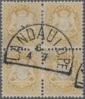 Bayern - Marken Und Briefe: 1873 'Wappen' 10 Kr. Dunkelgelborange, Wz. Weite Rau - Otros & Sin Clasificación