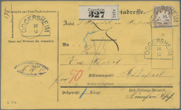 Bayern - Marken Und Briefe: 1880, 50 Pf.Wappen Dunkelorangebraun Mit Wz.2 Auf Ko - Otros & Sin Clasificación